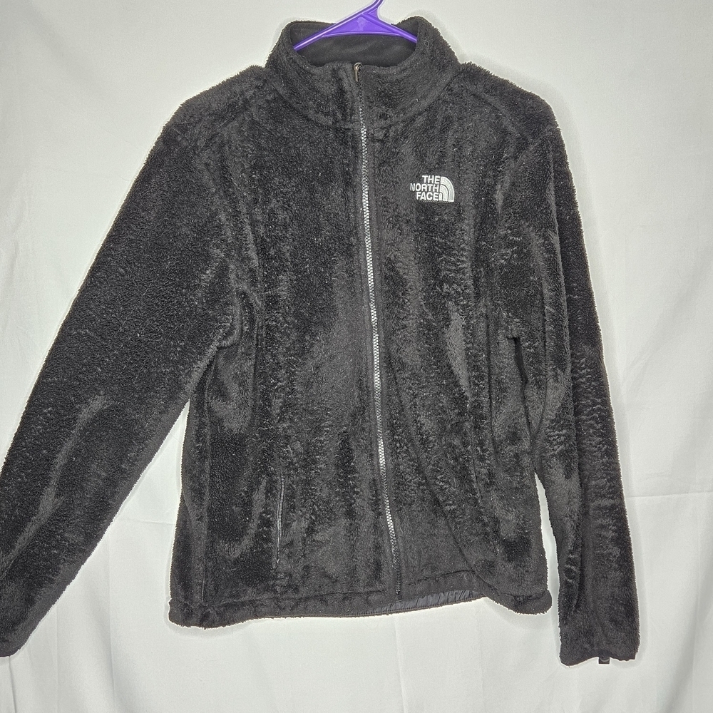 The North Face Medium Women's Black Osito Fleece Fitted Zip Up Jacket